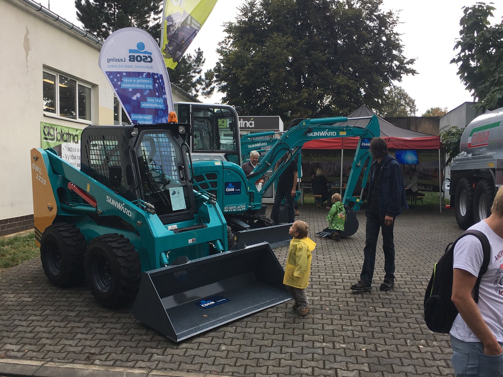Maschinen auf der Messe